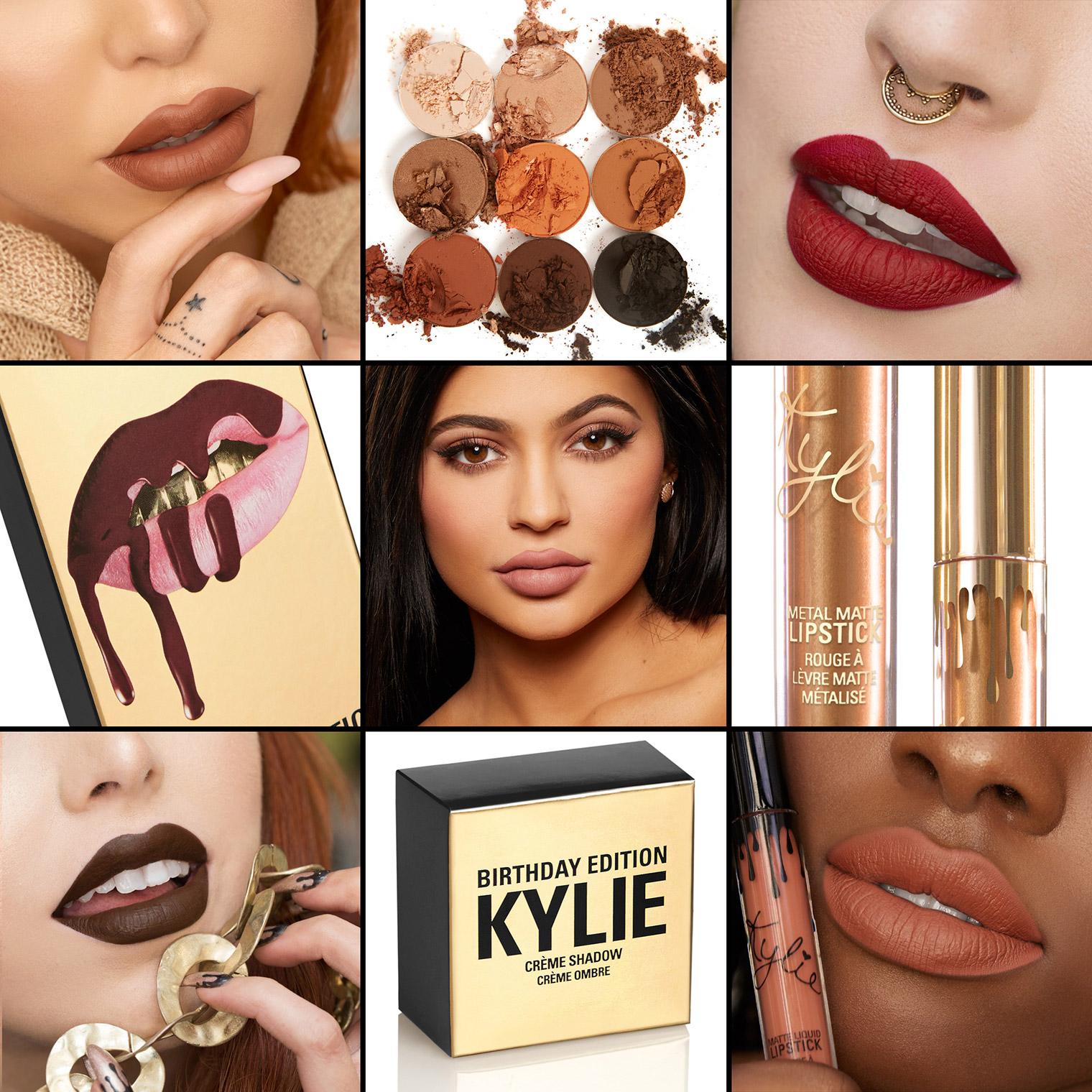 ����������� ������� ������ ������ � ����-���������� ����������� �� Kylie Jenner, Huda Beauty, Anastasia, Nyx