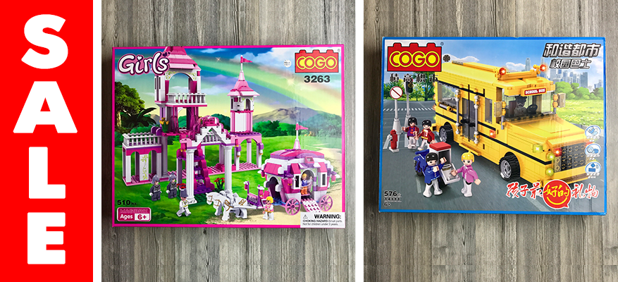 ���� �� 7.08. ������������ COGO - ������ LEGO. ������������ ����������� ��� �������� ������ �������! ���������� �� ������� 40%! ����� 2/17