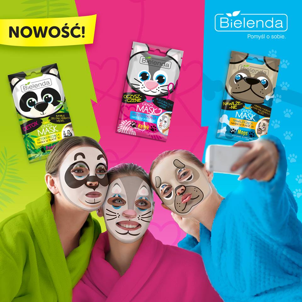 �������� �������! ������ �������� ���������� ���� � ������� � ��� ���� �������� � ��������� ���� ����? ����� Crazy Masks �� Bielenda � ���� �������� ������� ��� ����� - ��� ��, ��� ��� �����! 