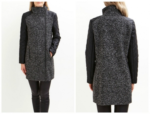 VILA HIGHNECK COAT 2290 ���