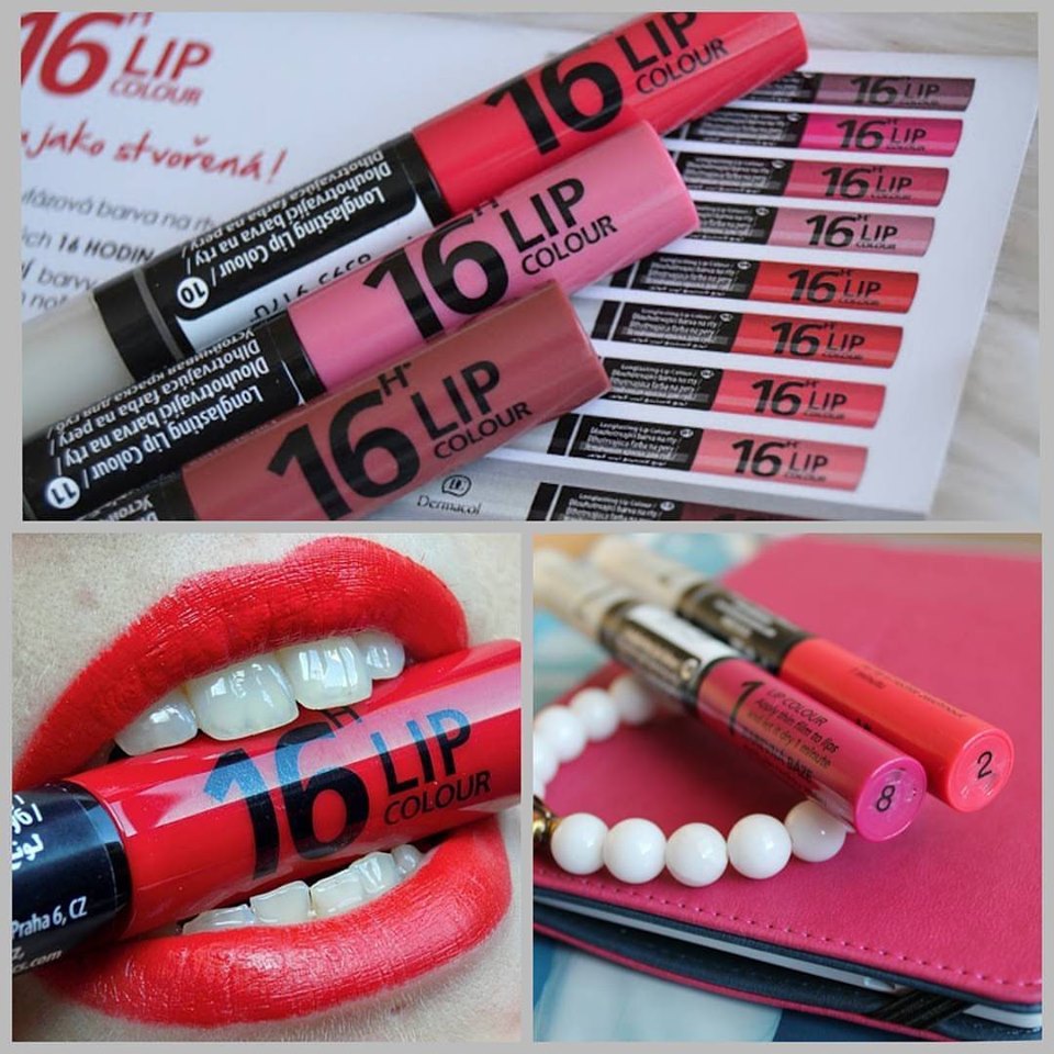 �����-����� ������� ������ ��� ��� 16H LIP COLOUR �� Dermacol 
