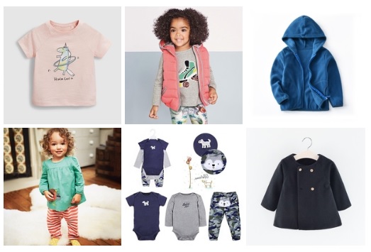 �������� � ����� ������! ������������ ����� ��������� ������� Jumping Beans, Next, Gap, Zara baby, Guess, Kids Department, Mother Care, Mother Bear, Guess, The Childrens Place, Little Maven, Monsoon � ������.