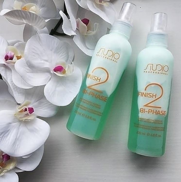 ����������� ��������� � ���������� ���������� Kapous FINISH BI-PHASE, 200 ��� 500 ��.