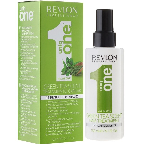   Revlon Professional Uniq One �����-����� ��� ����� �� �������� � �������� �������� ��� Green Tea Scent Hair Treatment