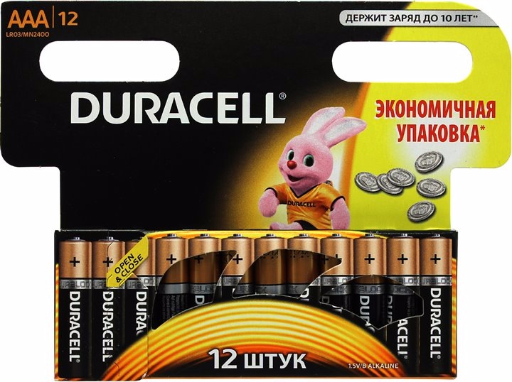 C��� ������� �� 1 ������. ��������� Duracell �� ����� �������� ����. ����������� � ������������