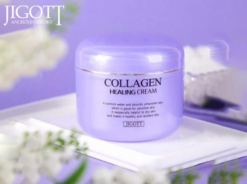 �����  ��������.....JIGOTT ������ ����������� ���� � ���������� COLLAGEN HEALING CREAM (6524), 100 ml