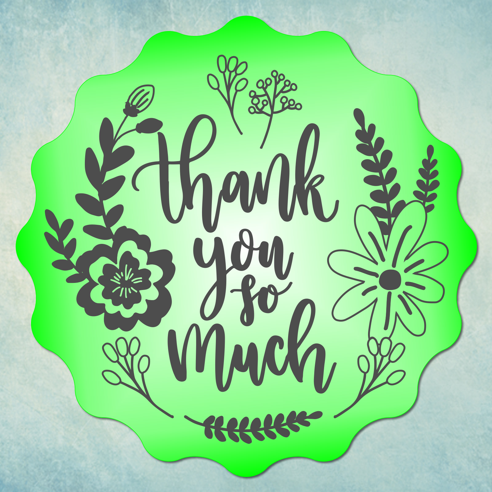 ���� "Thank you so much" (S) ARTMD1449