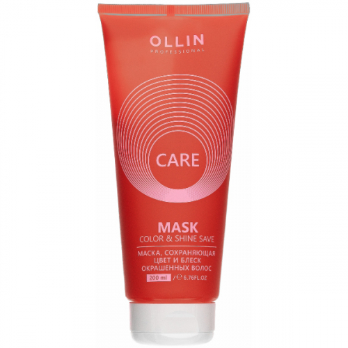 OLLIN CARE �����, ����������� ���� � ����� ���������� ����� 200��/ Color&Shine Save Mask    ������� ����: 169 �   �������: 395119   �����: OLLIN  