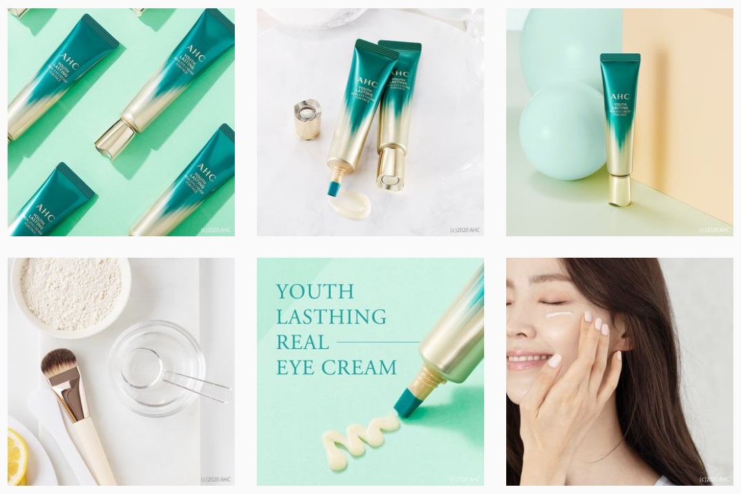 �������������� ���� ��� ��� � ���� � ��������� AHC Youth Lasting Real Eye Cream For Face 30�� 554���+%