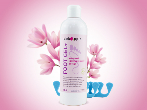 PinkApple Foot Gel+ �������� ��� �������� �� ���������� ����, ������, ��������� ������ + ����������� � �������, 500 ��