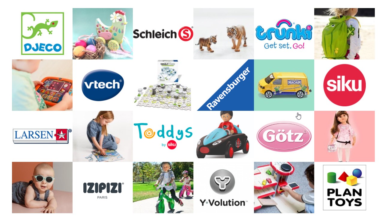 Ko*nik-��� ������ �����-34! ����� L�rsen, ��������� � ������ ��� ����� Vtech, ����� G�tz, ������� Siku, ���� Crocodile Creek, ������ ��� ���������� Sentosphere.