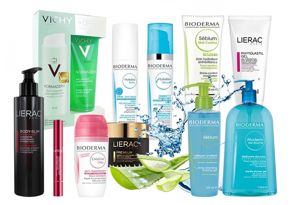 ���� �� 07.08. �������� ������ ��� ������� ����������������� �������: A-Derma, Avene, Bioderma, Biolane, Biorga, CeraVe, Dermedic, Ducray, Filorga, Klorane, La Roche Posay, Lierac, Mustela, Neutrogena, Nuxe, Phytosolba, Sebamed, SVR, Topicrem, Uriage, Vi�