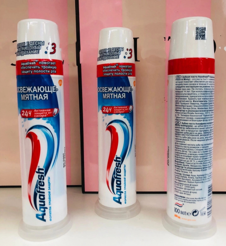 � �������   ������ ����� Aquafresh ���������-������, � ���������