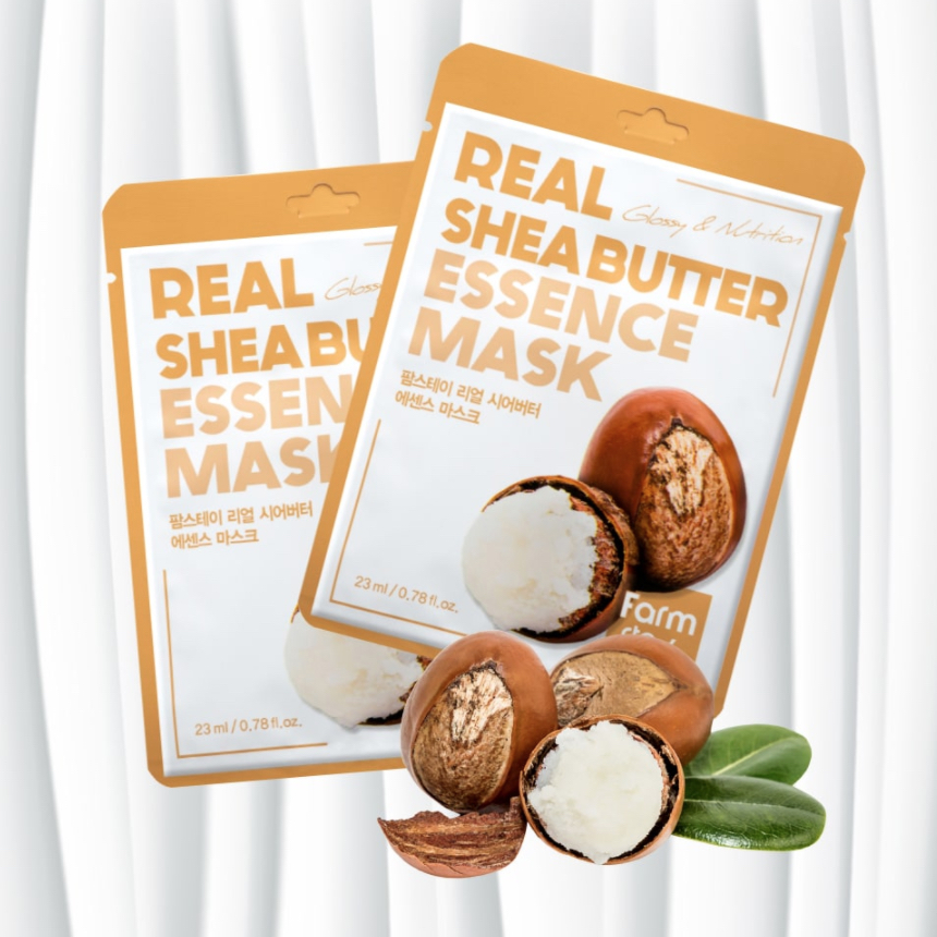 � �������!!! �������� ����� ��� ���� � ������ �� Real Shea Butter Essence Mask  Farm Stay - ��������������� ��������� � �������� ����������! ���� ��� ��� 30�! ������ � ��������� �������!