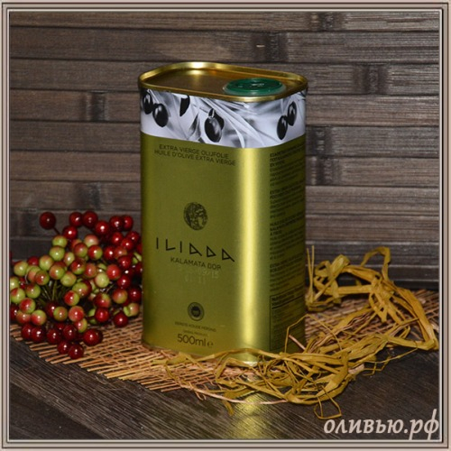 ����� ��������� EXTRA VIRGIN PDO KALAMATA ������� ����� ILIADA �/� 500 �� (������)