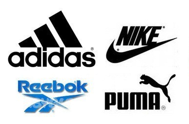 ������ ������������ �����. Adidas, Nike, Reebok, Puma, Under Armour. �1