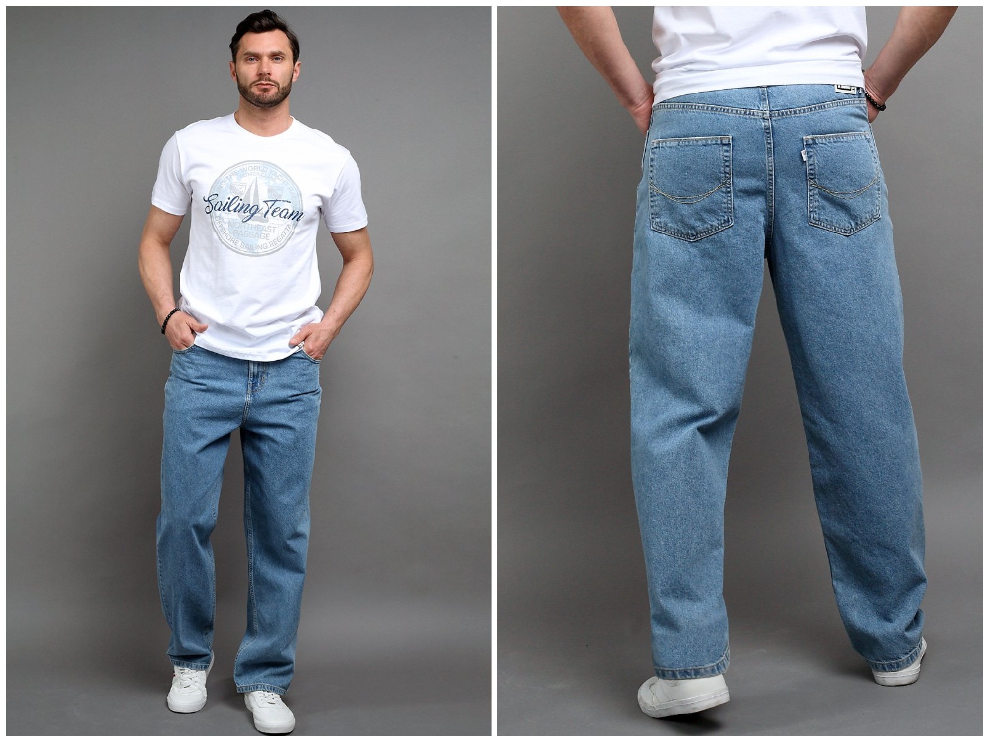 �������! ������� ������ ���������� ������,������� ��������� � ����, ����������� �����.������� Relaxed fit (��������� �� �����), ������� �����.������� ������ � ������� (stone wash).��������� �� ������������ ����� denim 100% ������.