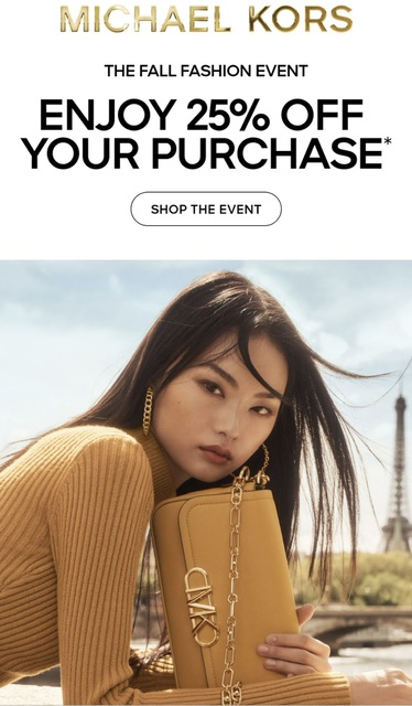 ������� Michael Kors �� ���! Sale � ����� ���������! ��������� 20 � 25% �� ��� �������!