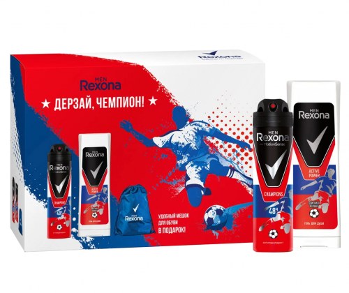 ��� ����!    ����� ���������� REXONA MEN CHAMPIONS 3 �������� (���������� ����� (150��) +���� ��� ����(250��) +����� ��� �����) � �������