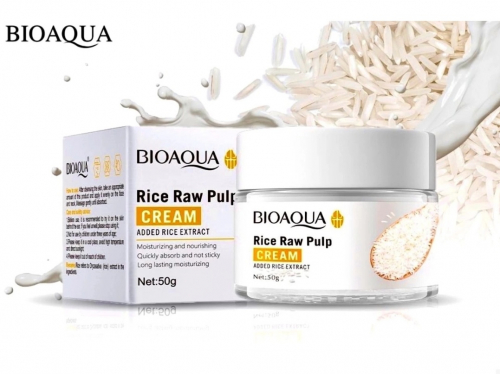  � ������� ����������� ���� ��� ���� � ���������� ���� Bioaqua Rice Raw Pulp Cream 