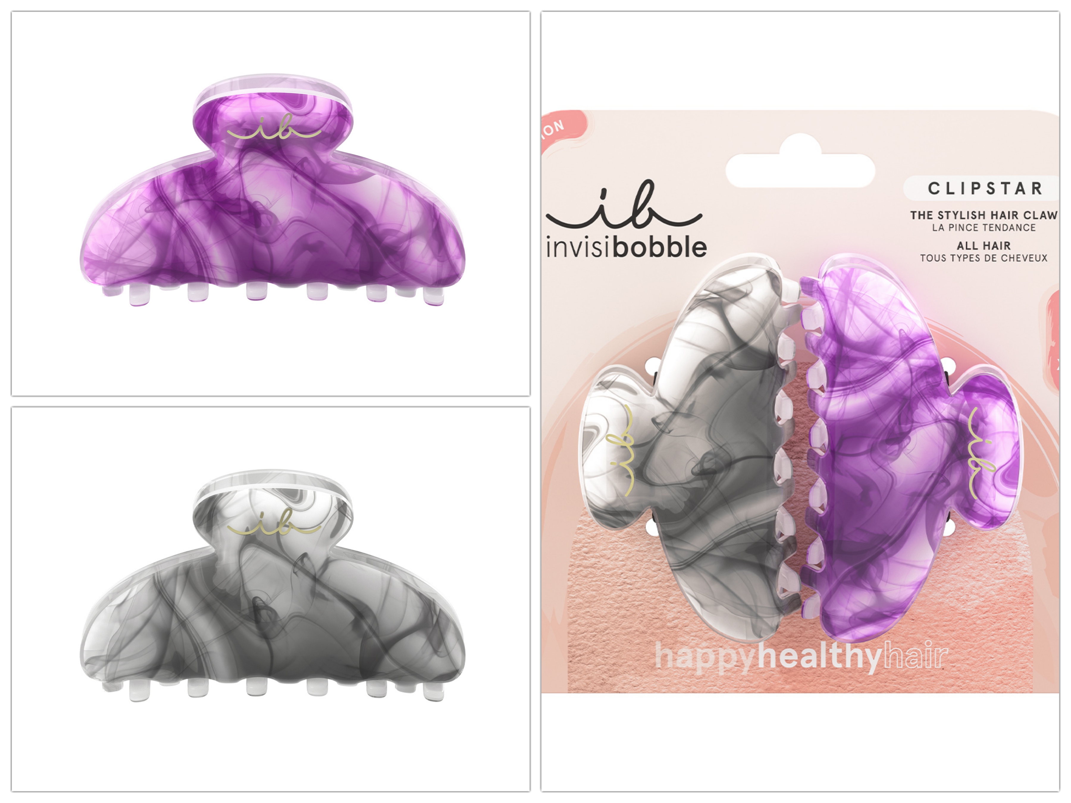 invisibobble CLIPSTAR My Rainboo - ��� ��� ��������� ���������� � ����� � ��������� ��������, ���������� ���������� ������, ������������ ������.
