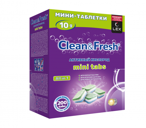 �������� ��� ��� "Clean&Fresh" Allin1 mini tabs 200 ����