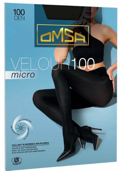 �����!! ���� 262 ���!! (���� 386 ���!!) OMSA VELOUR MICRO 100 �/� ������� ���������� �������� 100 den �� ������ ����������� ����������