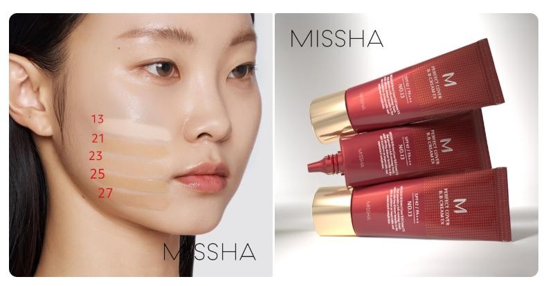 ����������� BB-���� � ��������� ��������� - Missha � Perfect Cover.