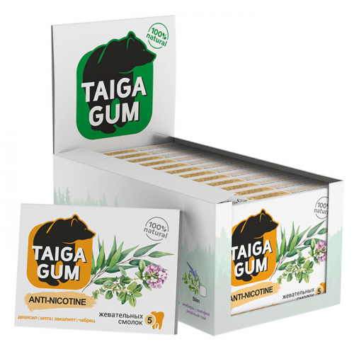 ������ Taiga Gum ANTI-NICOTINE (������ �������)-����������� �������.��������� �������� ���������� ������� ���;�������� ���� �� �������,������������ �������������� ������ �����;��������� �������� ģ���.������� ��������������� �������� ��� ������ �� �������