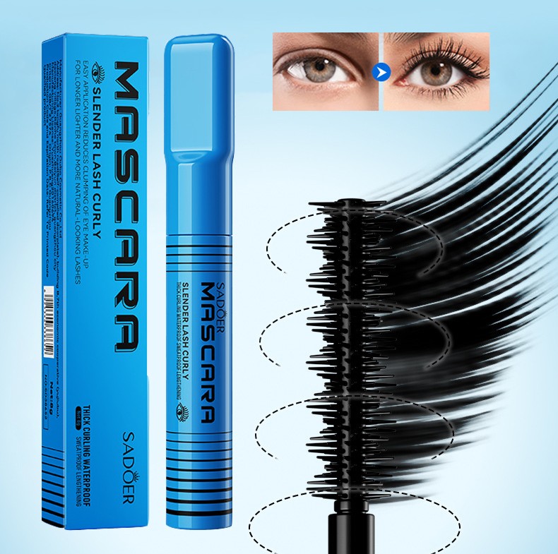 ���� ��� ������ ������������� � ��������� Sadoer Mascara Slender Lash Curly, 8 ��. - 114 ���.