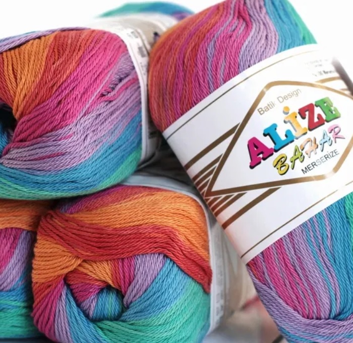 ����� Alize Bahar Batik. 100% ��������������� ������, 260�, 100�. ������������ ��������� ����� ������� �������� ������� � ������ �������.