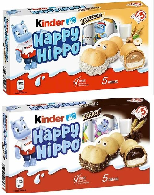�������!!! ������� ���������� Kinder Happy Hippo 207 ��. ��������.