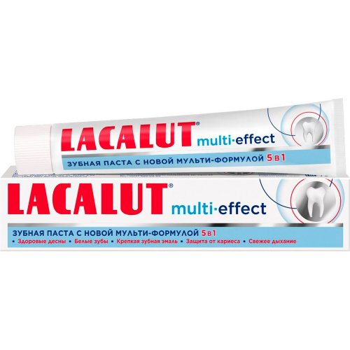 ����� Lacalut multi-effect �������� ����� � ���������� ����������������� ����� � �������� ����������� ������������������ ����� � ������������ �������.  ����������� ������������ ������ � �������� ������� ������� Lacalut soft, medium, ��������������� multi-
