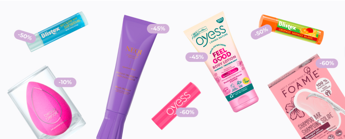 ������ �� -70%!!! �������� ����� �����, ���������� ��� ����� invisibobble, ������ � ����� ��� ������� Real Techniques, ECOTOOLS! �������� ��� � ��!!