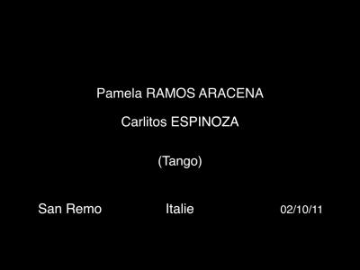 Pamela ARACENA y Carlitos ESPINOZA -1-