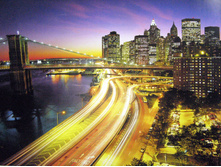 368 x 254 cm (8 parts) art. 8-516 NYC Lights