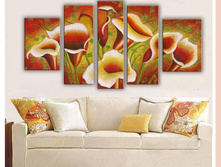 ree-shipping-Modern-Abstract-LILY-design-flowers-font-b-group-b-font-font-b-oil-b.jpg