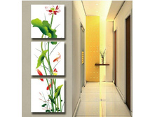 Free-Shipping--Goldfish-and-Lotus-Modern-Oil-Painting-On-Canvas-Wall-Art-Top-Home-Decoration.jpg