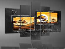 -font-b-Framed-b-font-5-Panels-100-Handmade-High-End-Amazing-Brown-and-Gold.jpg