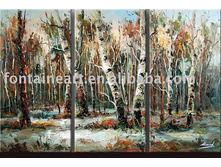 Handpainted-Beautiful-Group-Landscape-Winter-Birch-Canvas-font-b-Painting-b-font-thick-paint-3-panels.jpg