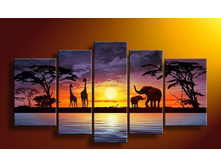 hand-painted-wall-art-font-b-African-b-font-elephants-deer-Home-Decoration-font-b-Modern-1.jpg
