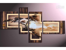 FRAMED-font-b-handmade-b-font-oil-font-b-painting-b-font-on-canvas-modern-K009.jpg