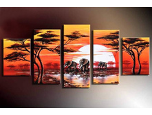hand-painted-art-African-tree-animals-font-b-elephants-b-font-home-decoration-abstract-Landscape-oil.jpg