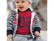 http://www.aliexpress.com/item/Wholesales-Promotions-Free-Shipping-5sets-lot-Boys-Set-Suit-3PC-Long-T-SHIRT-Coat-Pants-80/623935955.html