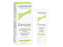 NOREVA Exfoliac Acnomega 100 ���� ������������ ���������� Matifiant - 30ml          NOREVA EXFOLIAC �������� 100 ��������� ���� ��� ������, ��������������� ��������� ���� � ���� � ̣���� �����   9,9
