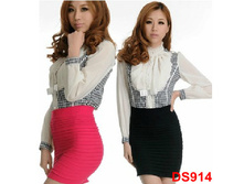 -WSWG-Free-Shipping-Candy-Colors-Fashion-All-match-Classic-Slim-Draped-Women-s-A-line.jpg