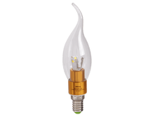 PL*ED-CA37 CLEAR GOLD 3w 4000K 250 Lm E14�230/50