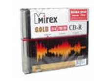 Mirex CD-R 700mb 24x GOLD (Slim)(5����) - 51��� +���%