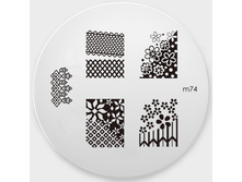 ���� stamping nail art - m74
