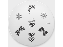 ���� stamping nail art - m59